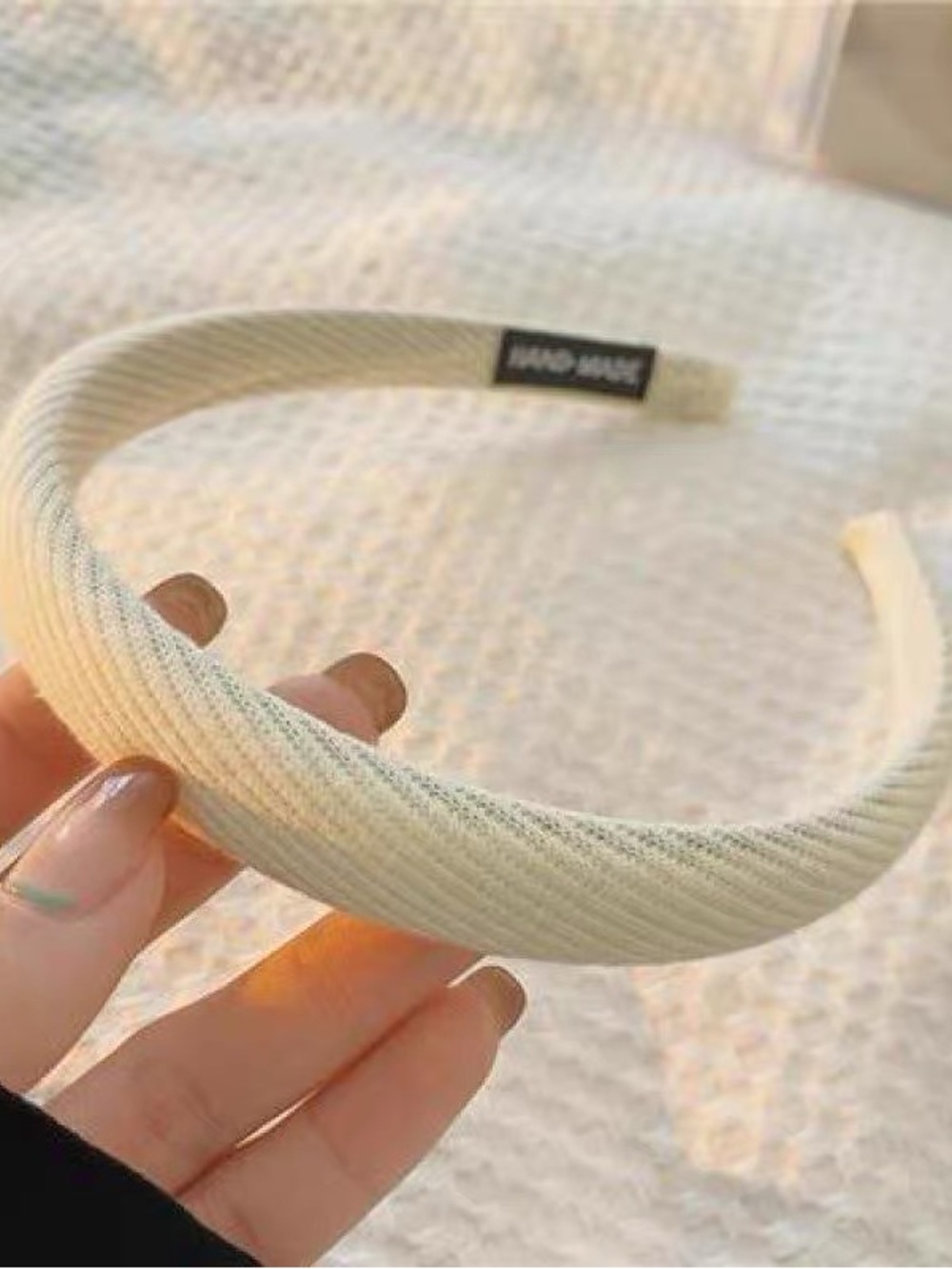 Vintage Cream Padded Headband